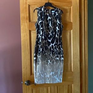 Calvin Klein dress, size 6.  Animal print